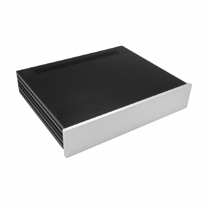 MODU Slimline 1NSLA02350B, 10mm Silbener Front, 435x363x84mm