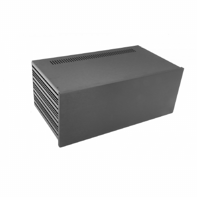 MODU Slimline 1NSLA04230N,10mm zwart front, 435x243x169mm