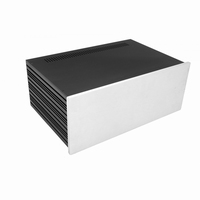 MODU Slimline 1NSLA04280B,10mm Silbener Front, 435x293x169mm