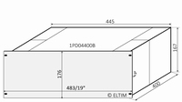 MODU Dissipante 1PD04400B, 4U/19