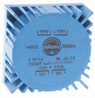 TALEMA Ringkern Trafo, 15VA, 2x115V>2x12V