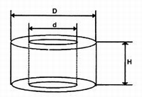 M3 afstandhouder hoogte 10mm, Ø6mm, PE zwart, 12st.